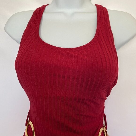 Cranberry One Piece Bathing Suit - Picture 2 of 12